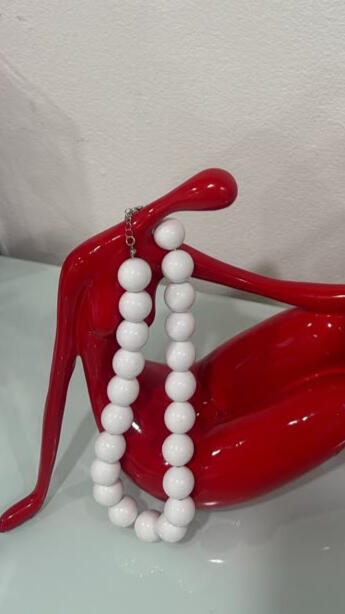 Ivory Bead Necklace — $15