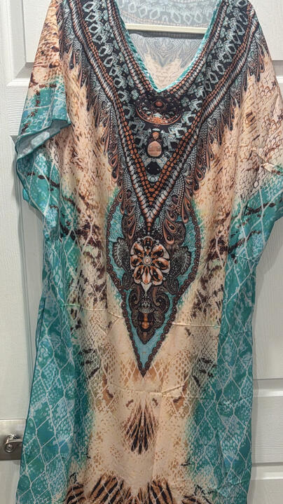 Boho Medallion Kaftan — $25
