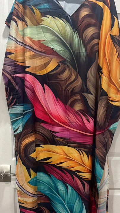 Tropic Plume Kaftan — $25
